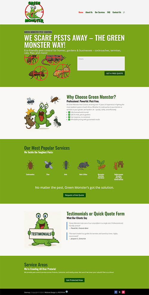 Green Monster Pest Control