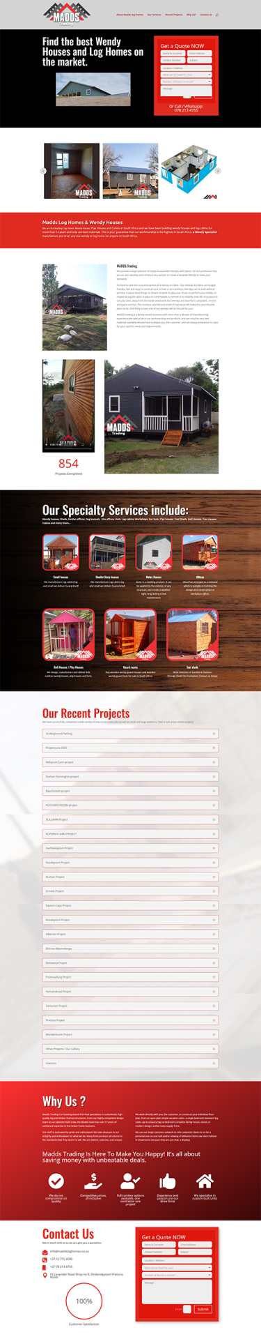 Madds Log Homes